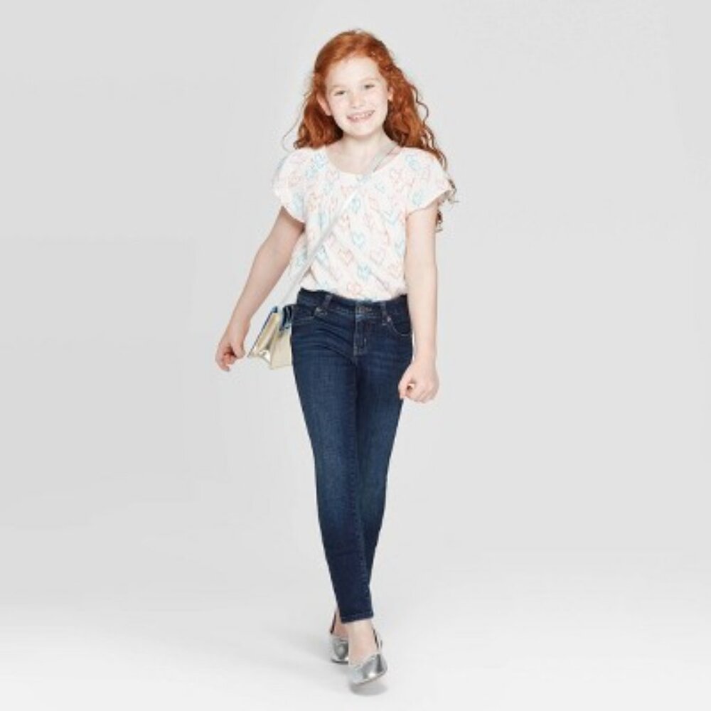 Cat & Jack Girls’ Skinny Ultimate Stretch Jeans, size 8
